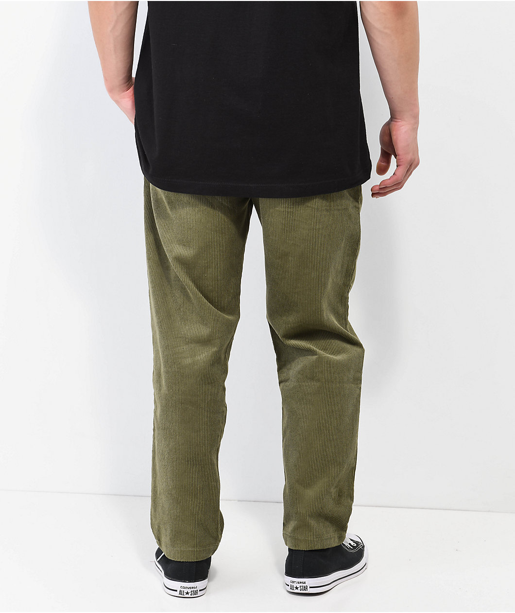 Cookman Khaki Green Corduroy Chef Pants