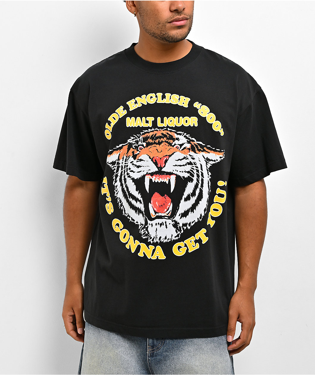 Coors Olde English Get You Black T-Shirt
