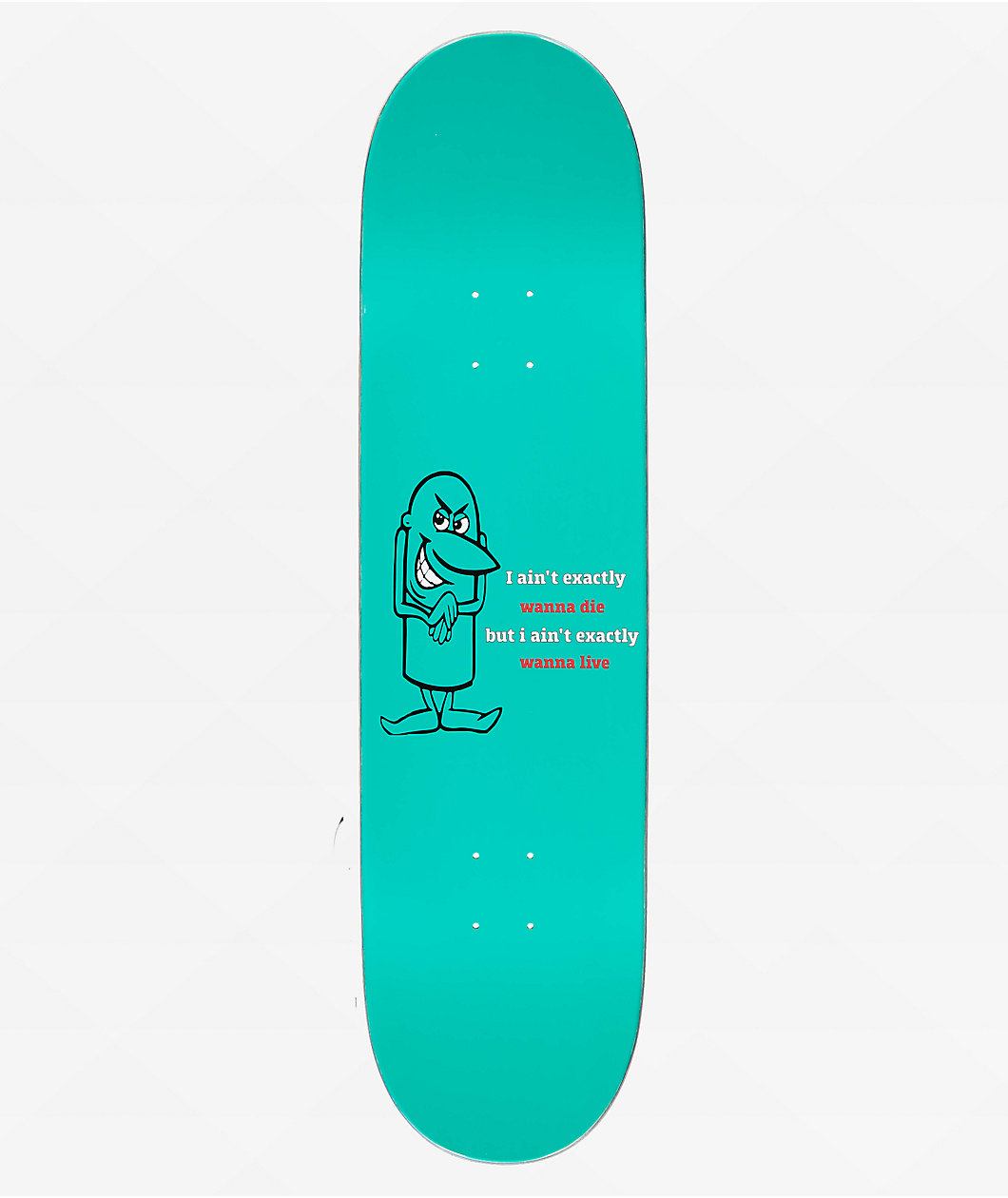 Corporate Burning Man 8.5" Skateboard Deck