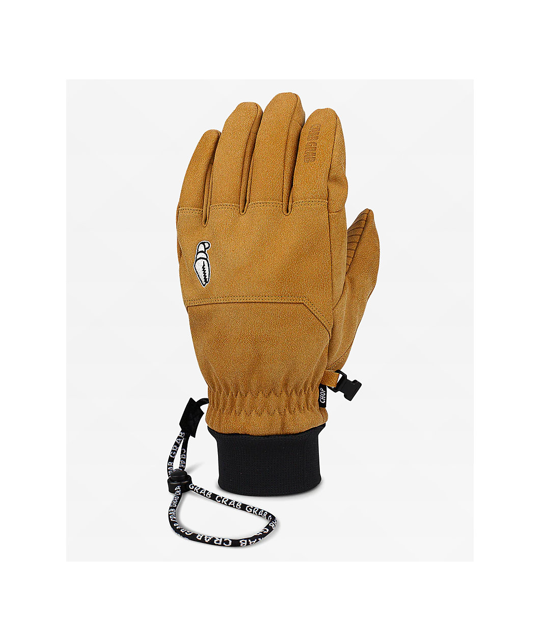 Crab Grab Chop Tan 15K Snowboard Gloves