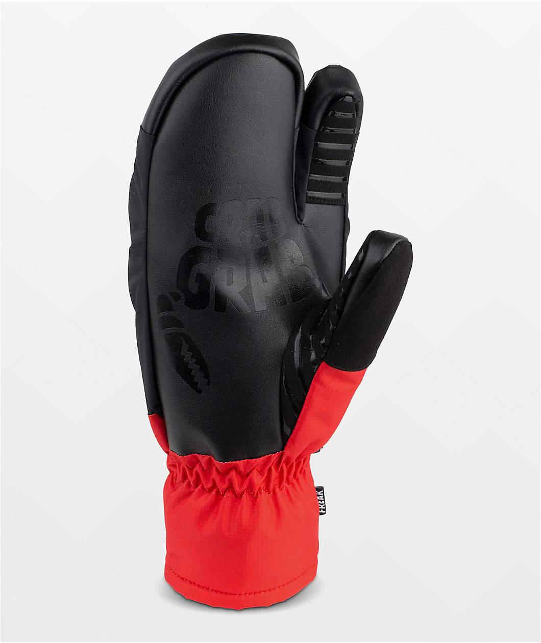 Crab Grab Freak Trigger Red & Black 15K Snow Mittens