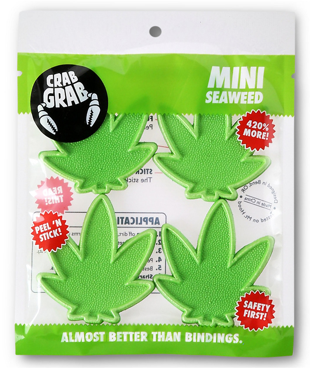 Crab Grab Mini Seaweed Green Stomp Pad