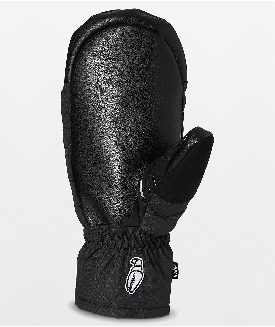 Crab Grab Punch All Black 15K Snow Mittens