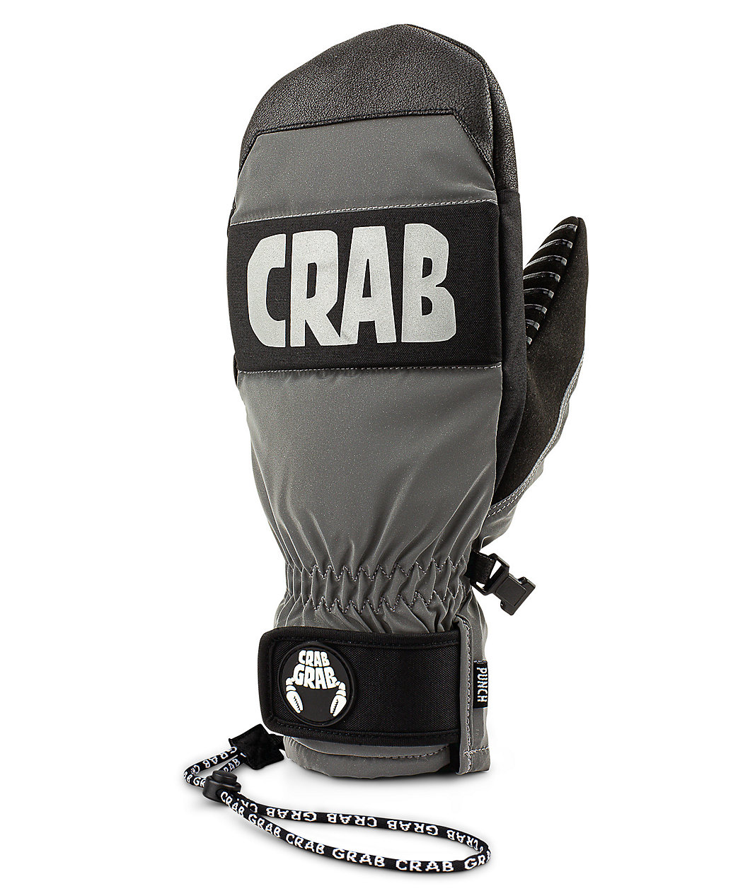 Crab Grab Punch Reflective Snowboard Mittens