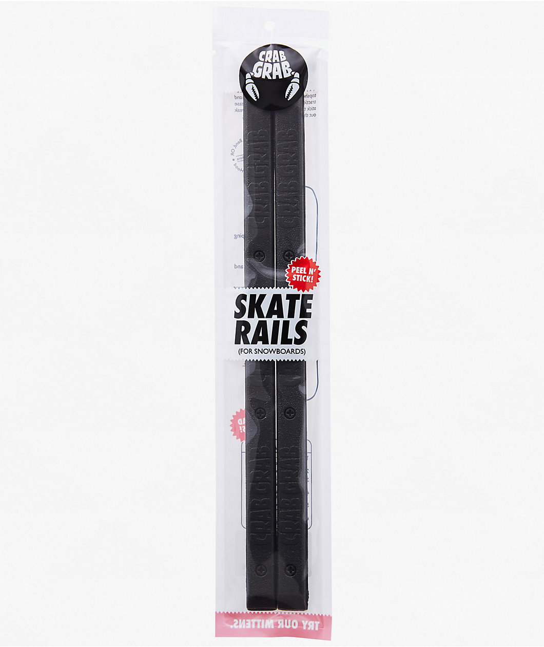 Crab Grab Skate Black Foam Rails
