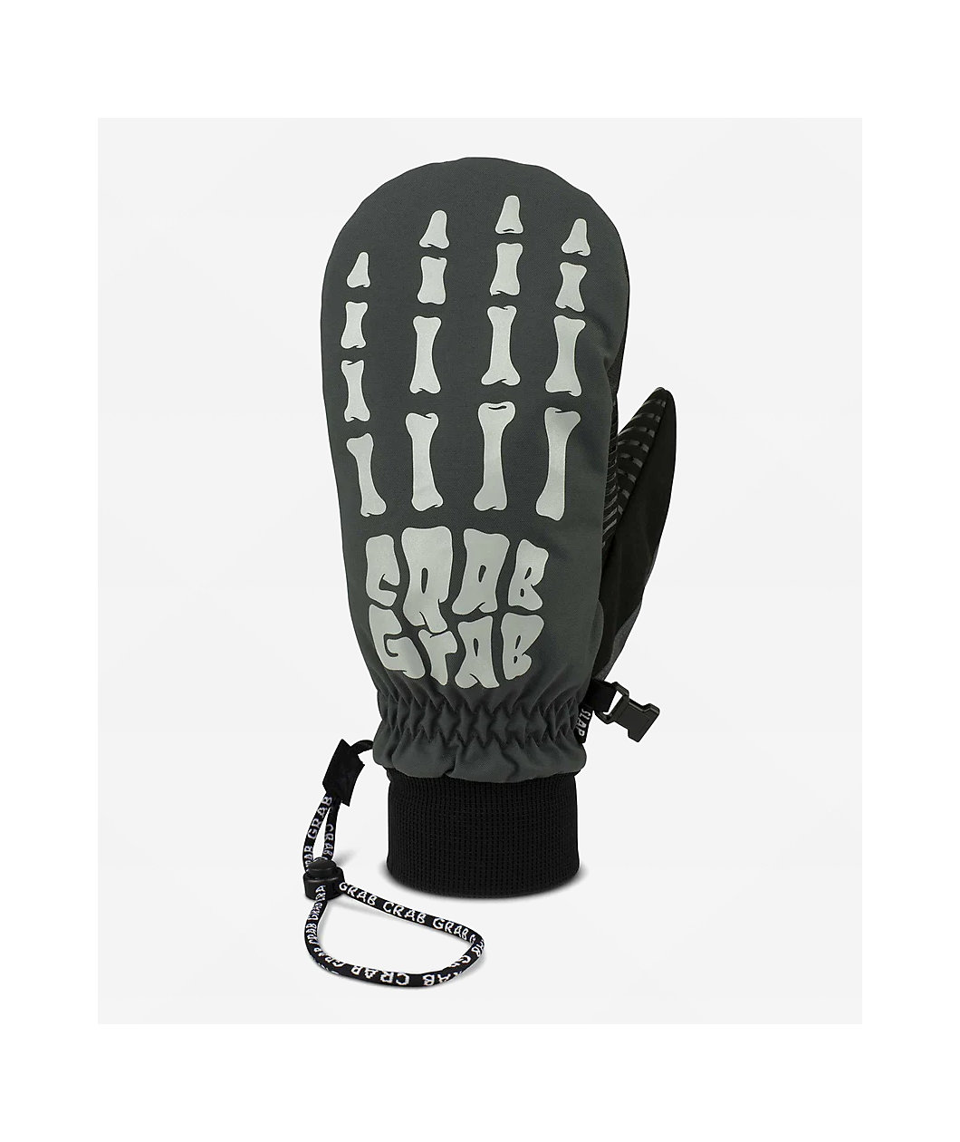 Crab Grab Slap Bones Reflective 15K Snowboard Mittens