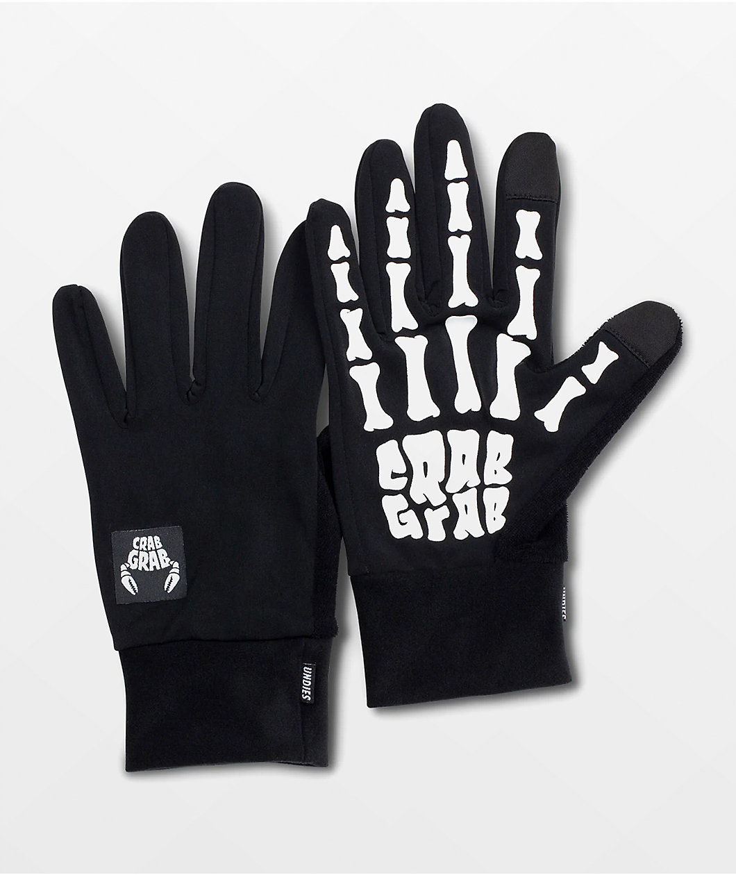 Crab Grab Undies Black Snowboard Gloves