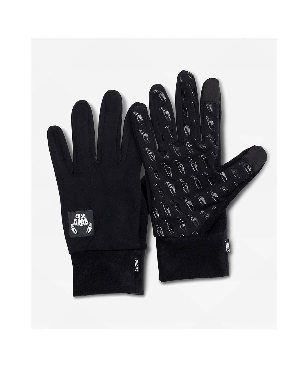 Crab Grab Undies Black Snowboard Gloves