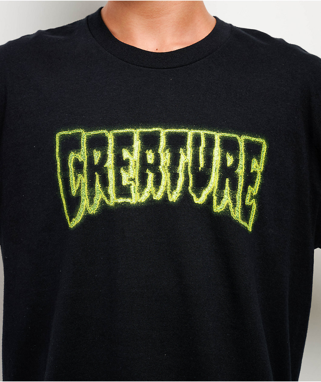 Creature Bonehead Glitch Black T-Shirt
