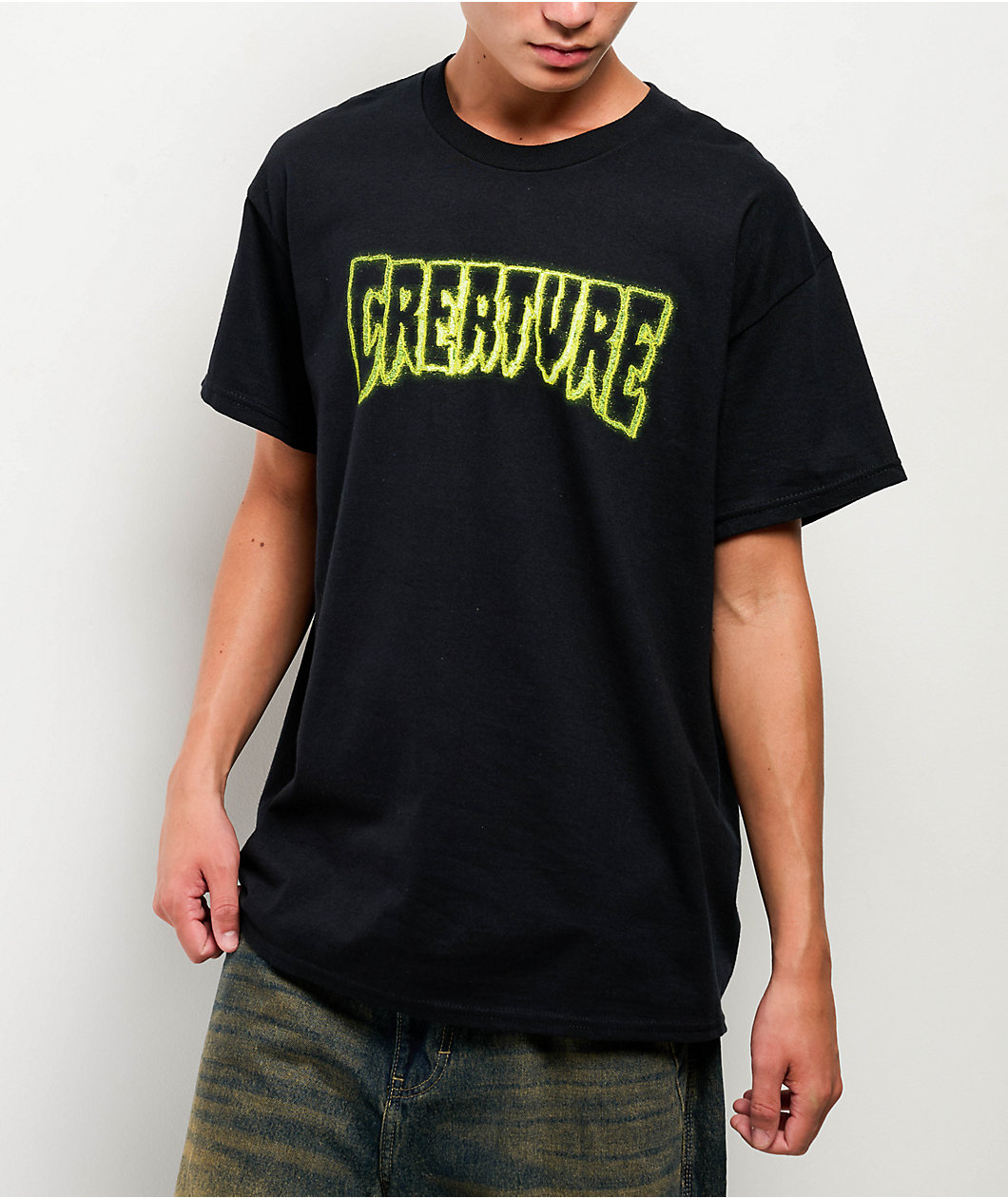 Creature Bonehead Glitch Black T-Shirt