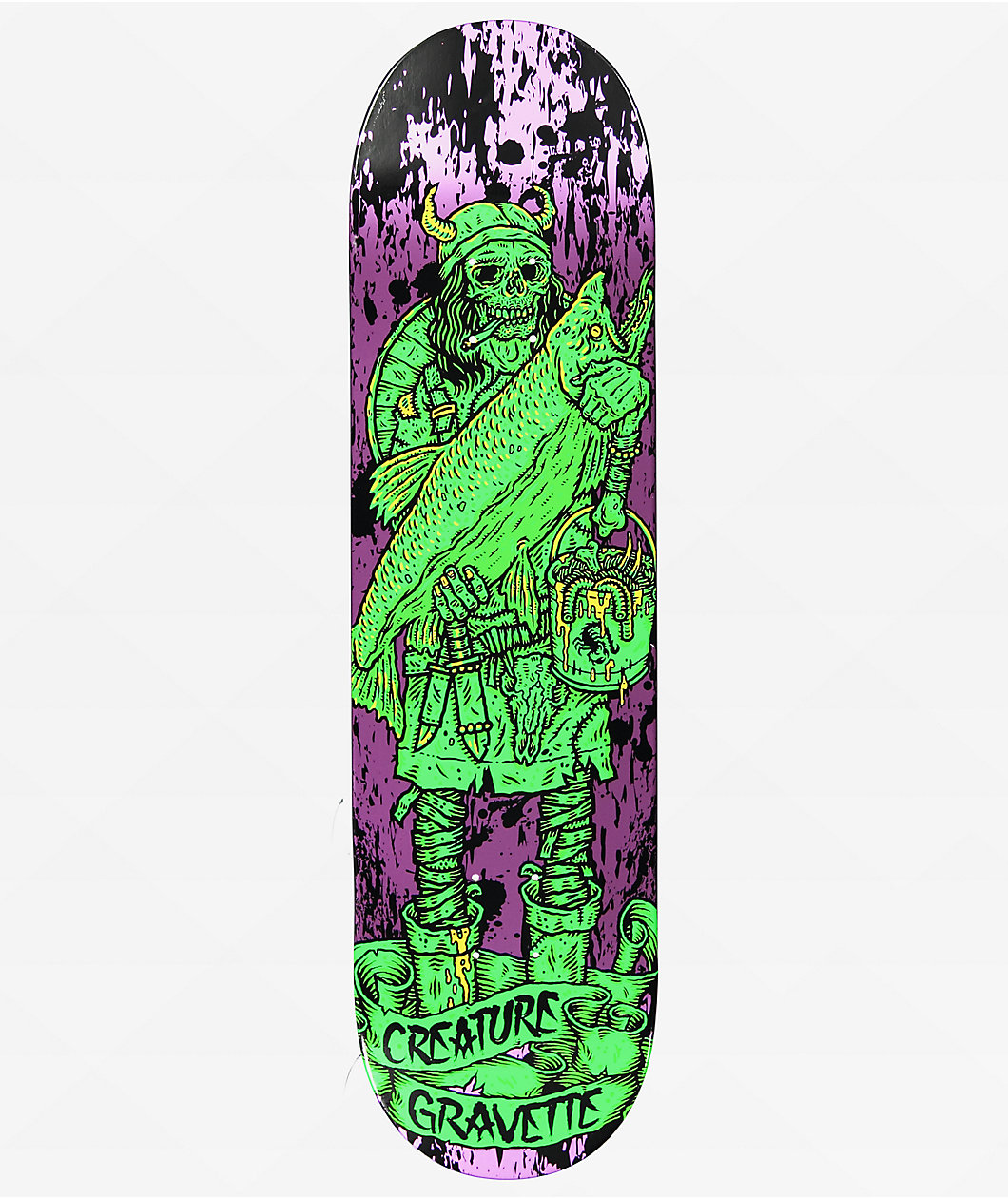 Creature Gravette Viking Of Hesh Law 8.3" Skateboard Deck