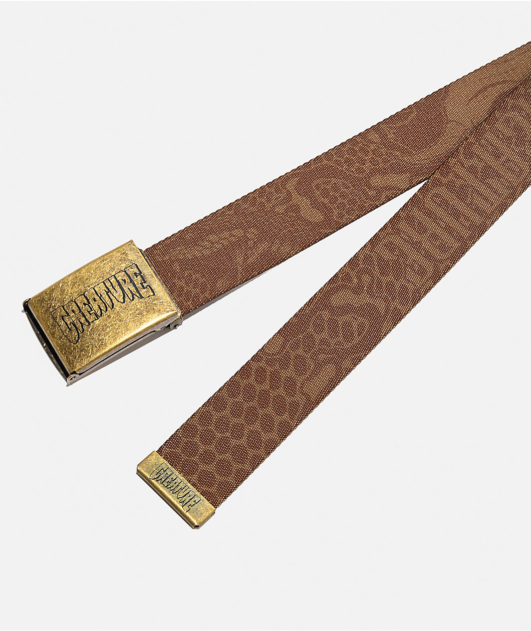 Creature High Country Brown Web Belt