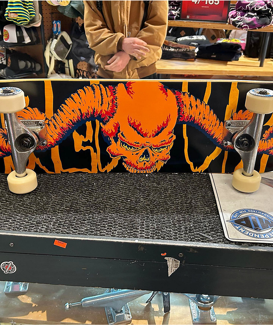 Creature Horns Outline 8.0" Skateboard Deck
