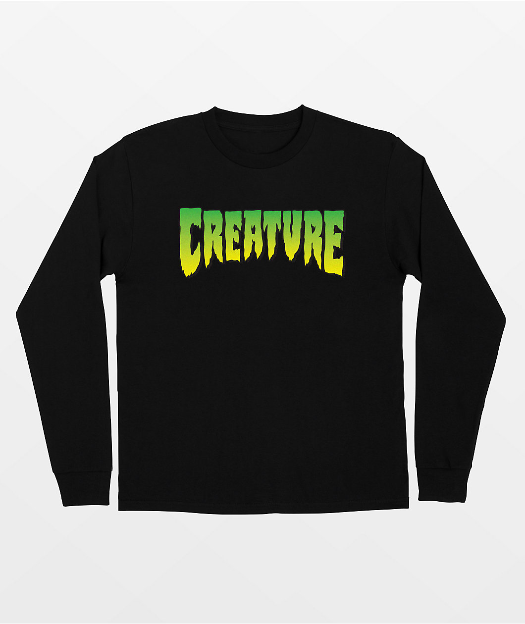 Creature Logo Black Long Sleeve T-Shirt