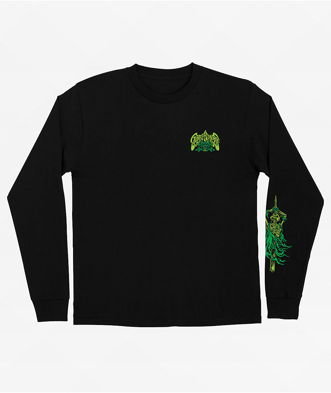 Creature Psychrofice Army Green Long Sleeve T-Shirt