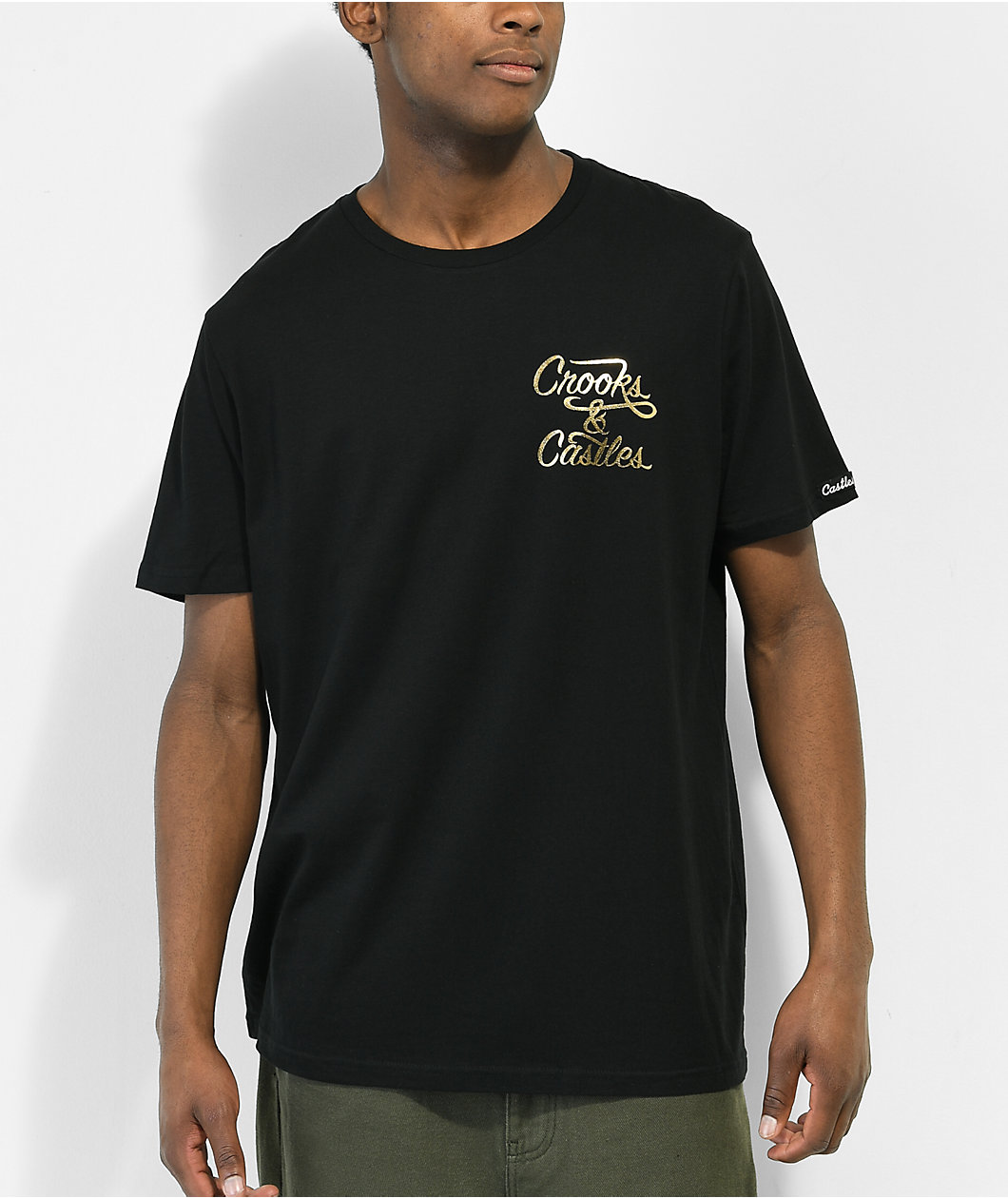 Crooks & Castles Halfway Crooks Black T-Shirt