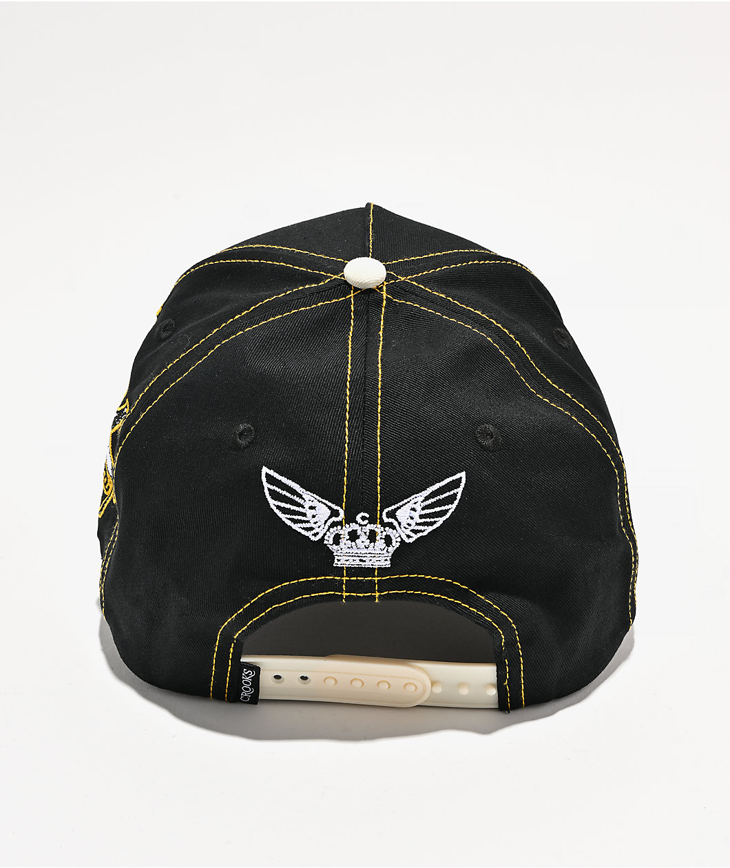 Crooks & Castles Jeweled Black & White Snapback Hat