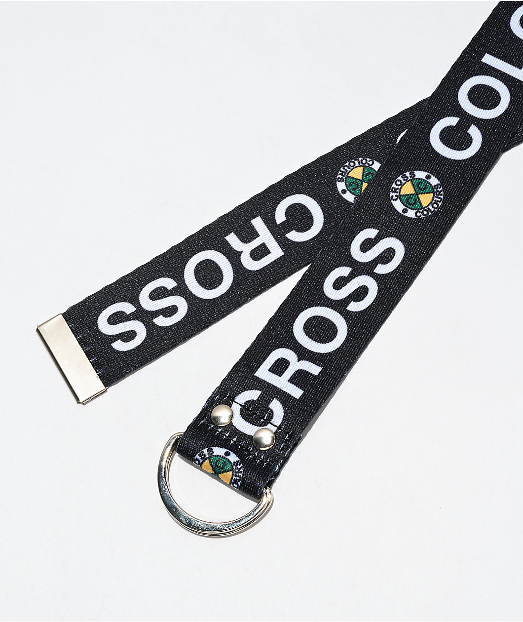 Cross Colours Black D Ring Belt