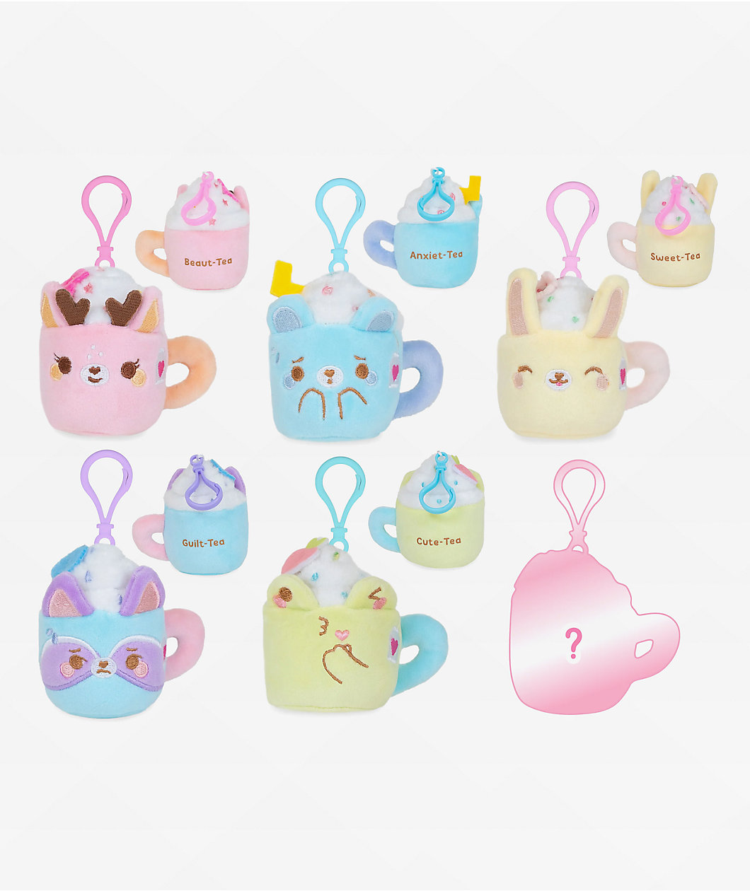 Cuddle Barn Cuteas Plush Keychain Blind Box