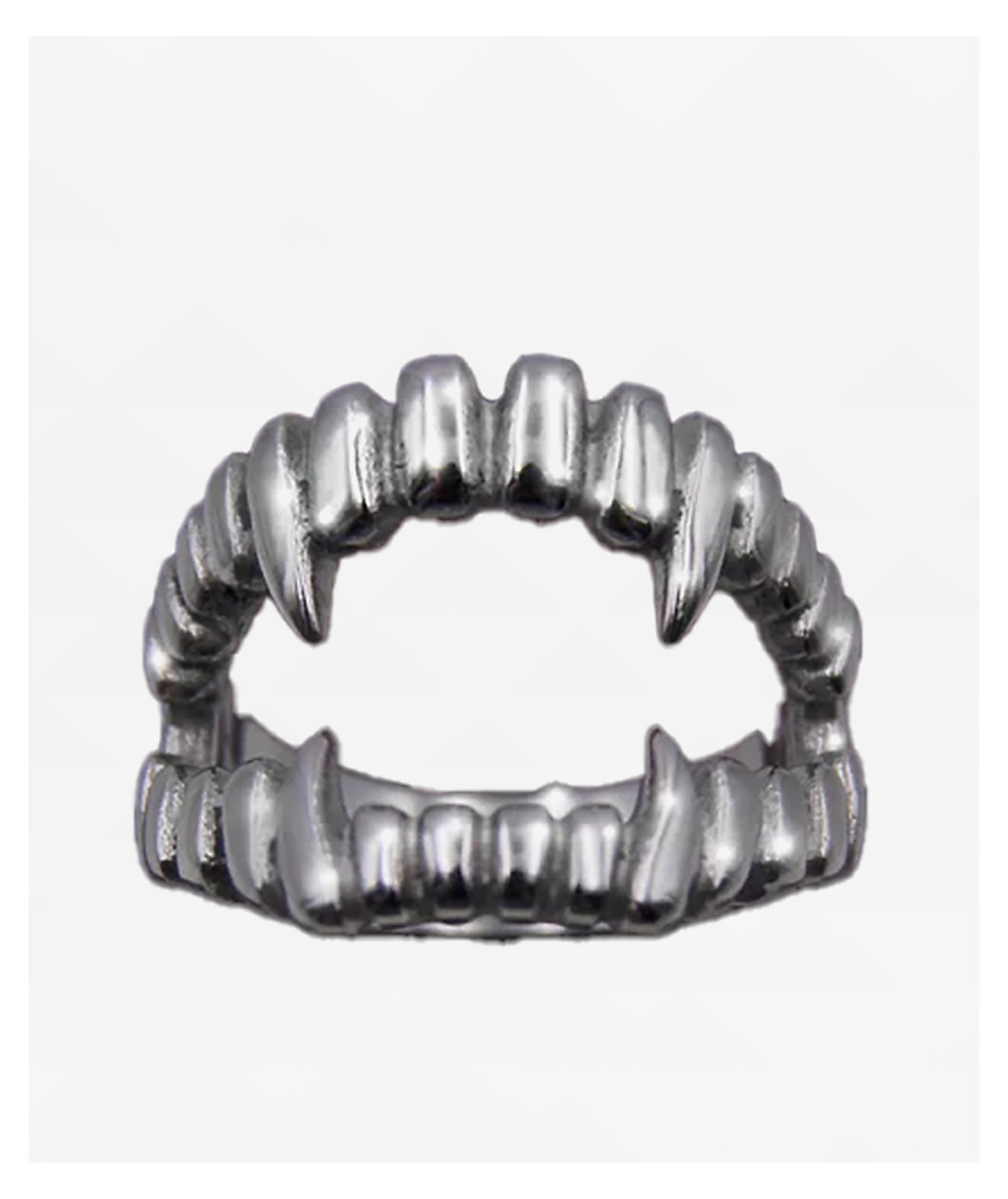 Cyberspace Shop Fangs Silver Ring