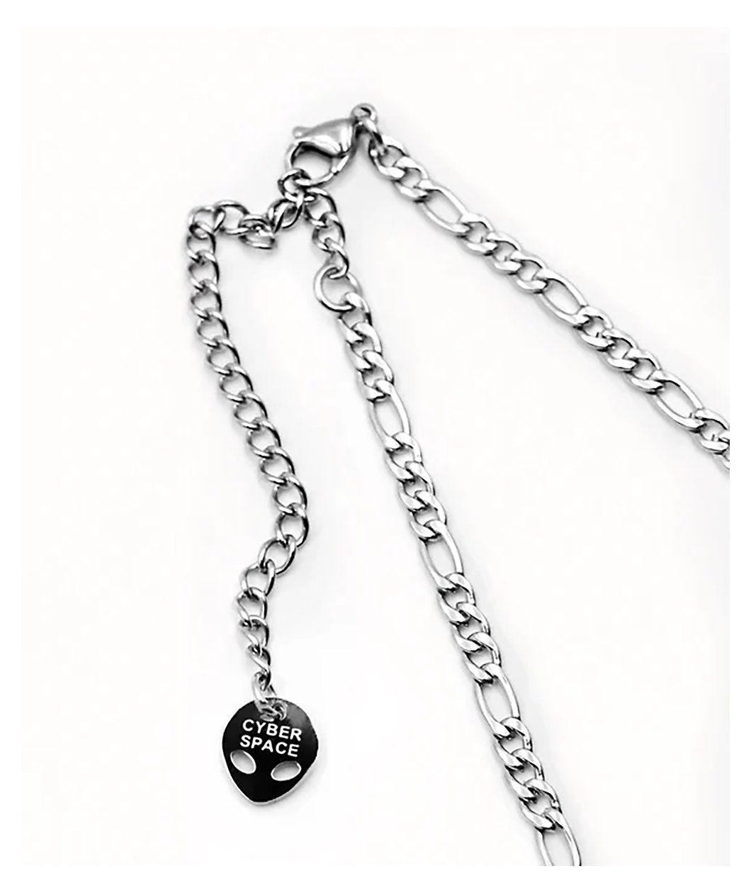 Cyberspace Shop Happy Sun Sad Moon Silver Necklace