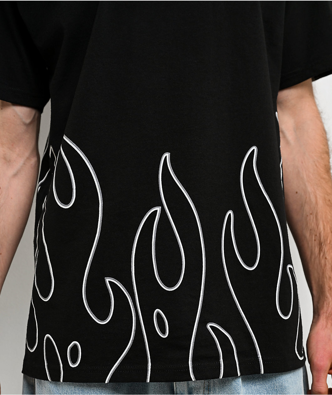 DC Burning Diamonds Black T-Shirt