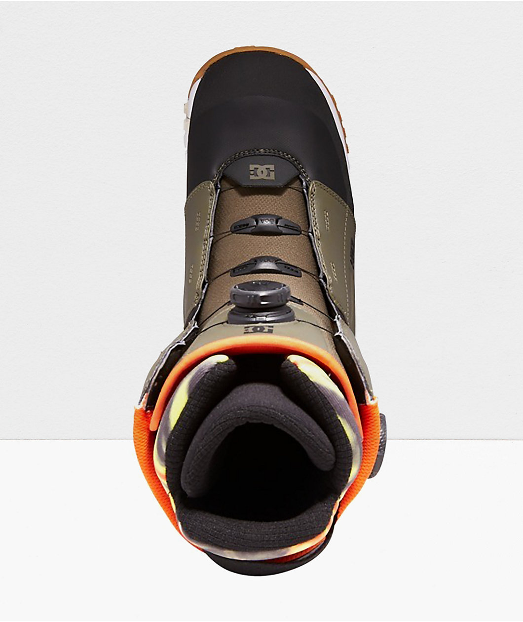 DC Control Olive Green Boa Snowboard Boots 2022