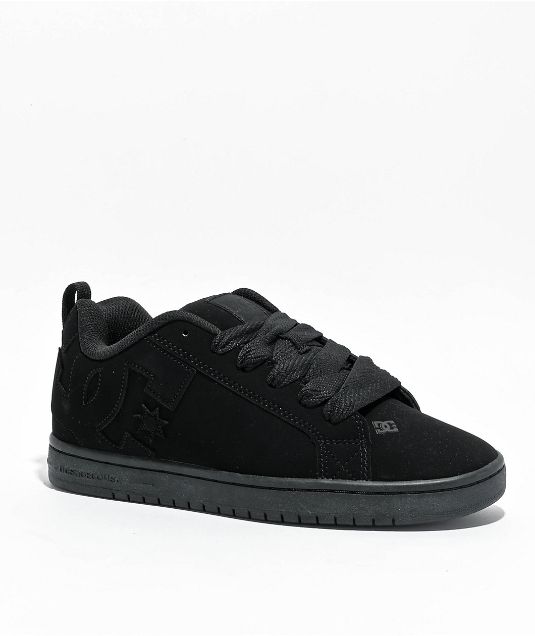 DC Court Graffik All Black Skate Shoes