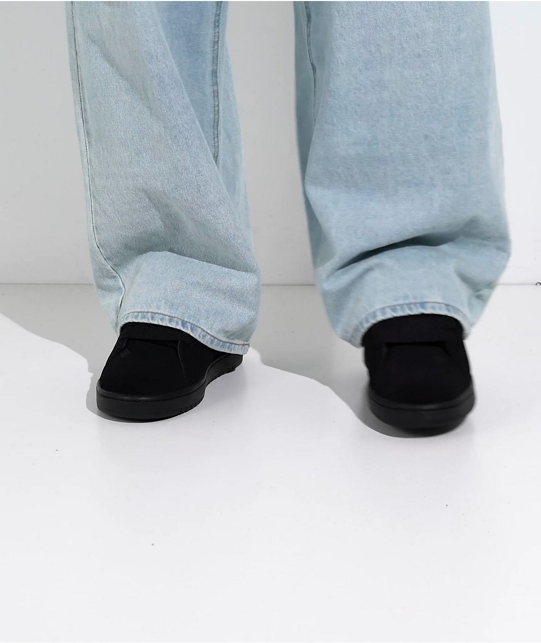 DC Court Graffik Black & Grey Skate Shoes