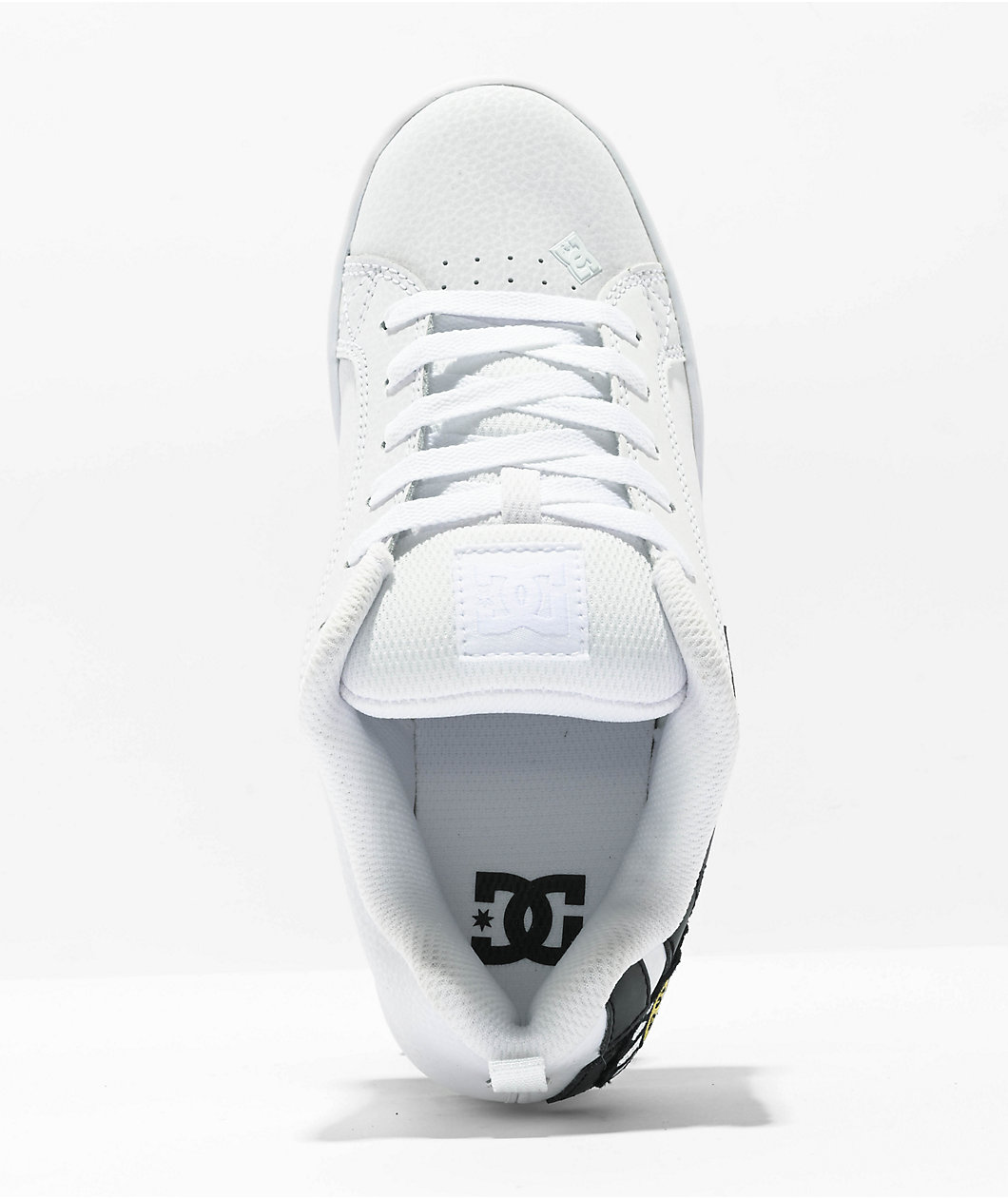 DC Court Graffik Daisy White Skate Shoes