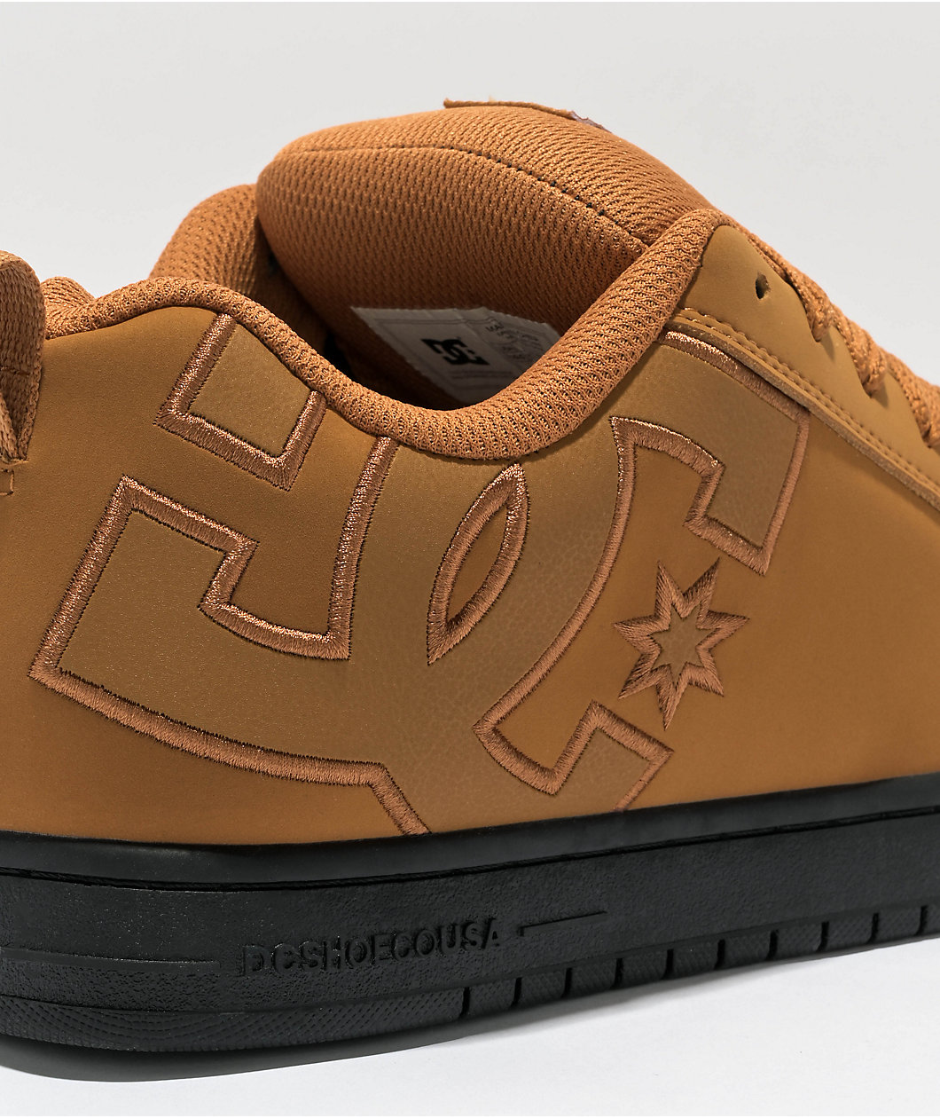 DC Court Graffik Wheat & Black Skate Shoes