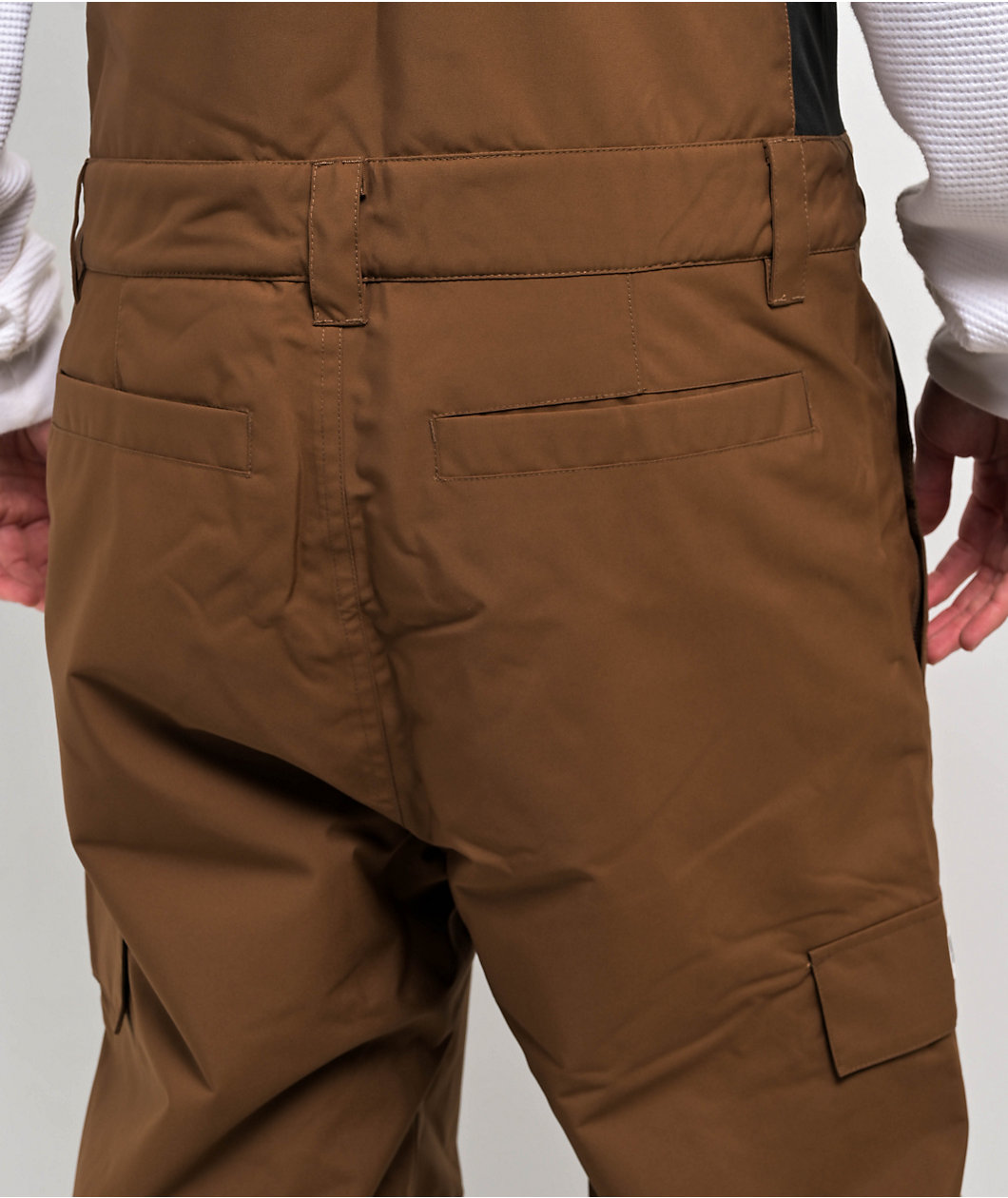 DC Docile Brown 10K Snowboard Bib Pants