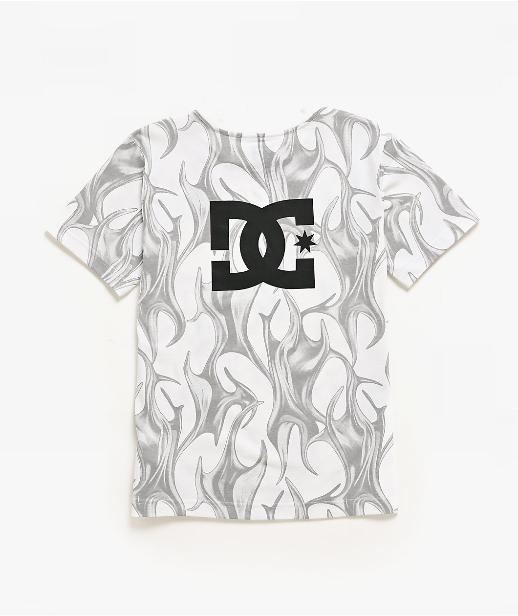 DC Kids Liquid Fuego White T-Shirt