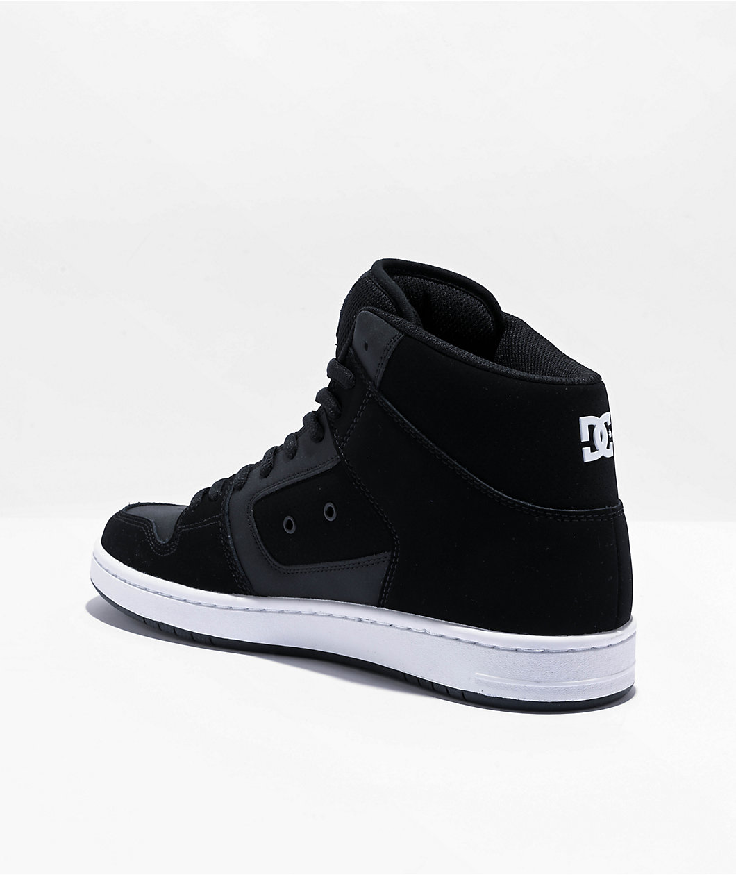 DC Manteca 4 Black & White High Top Skate Shoes