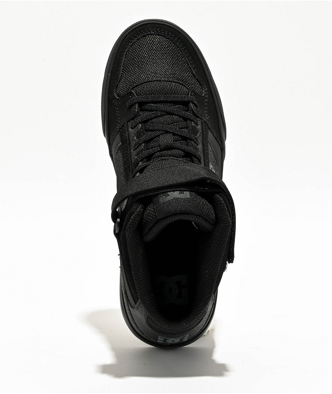 DC Pure High Top Black &  Skate Shoes