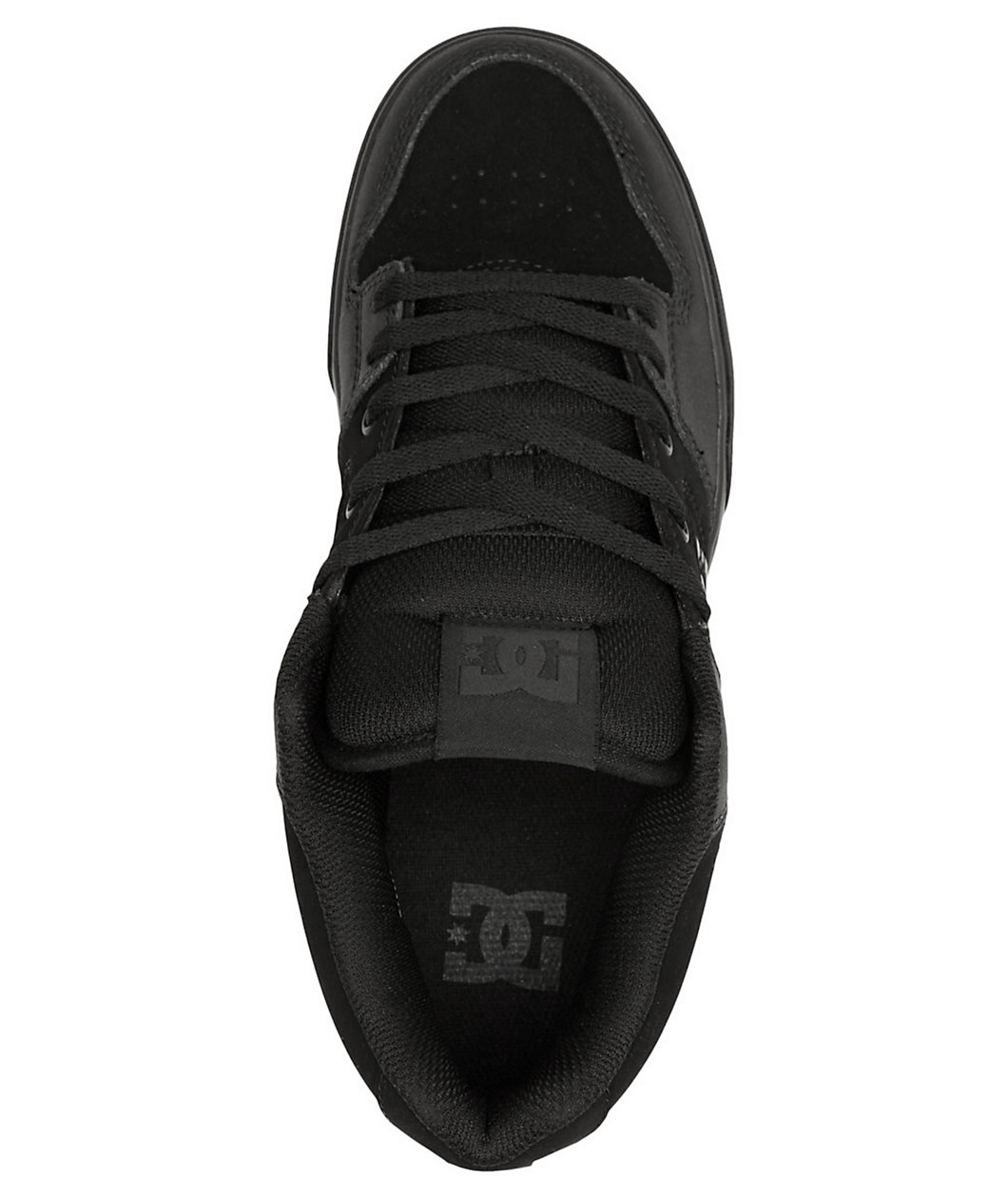 DC Pure Mid Black Skate Shoes