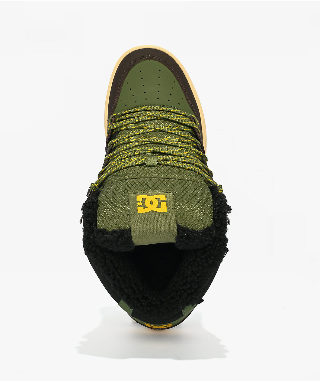 DC Pure Winterized Green & Brown High Top Boots