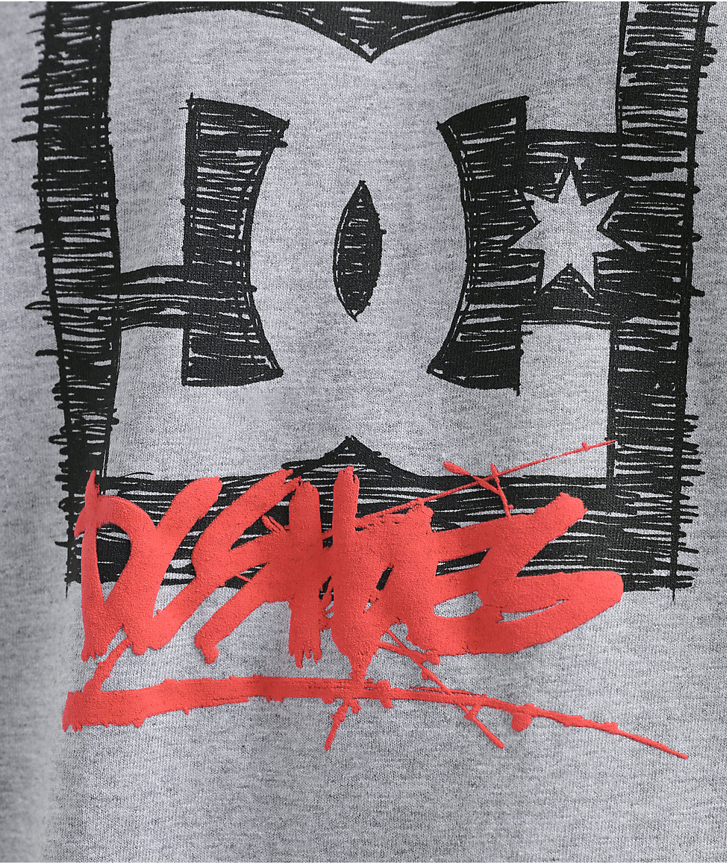 DC Scribble Box Grey T-Shirt