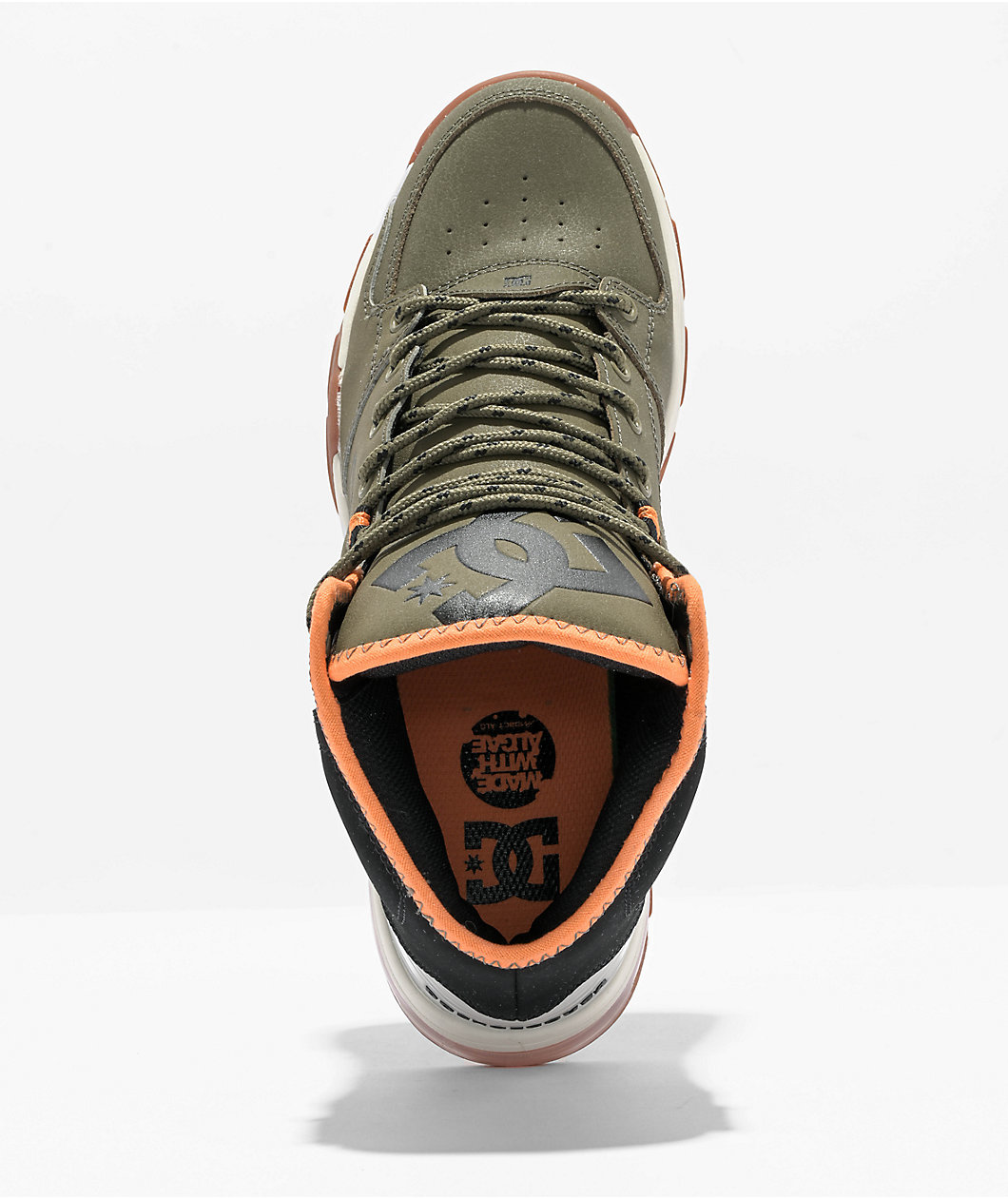 DC Versatile High Olive & Black Shoes