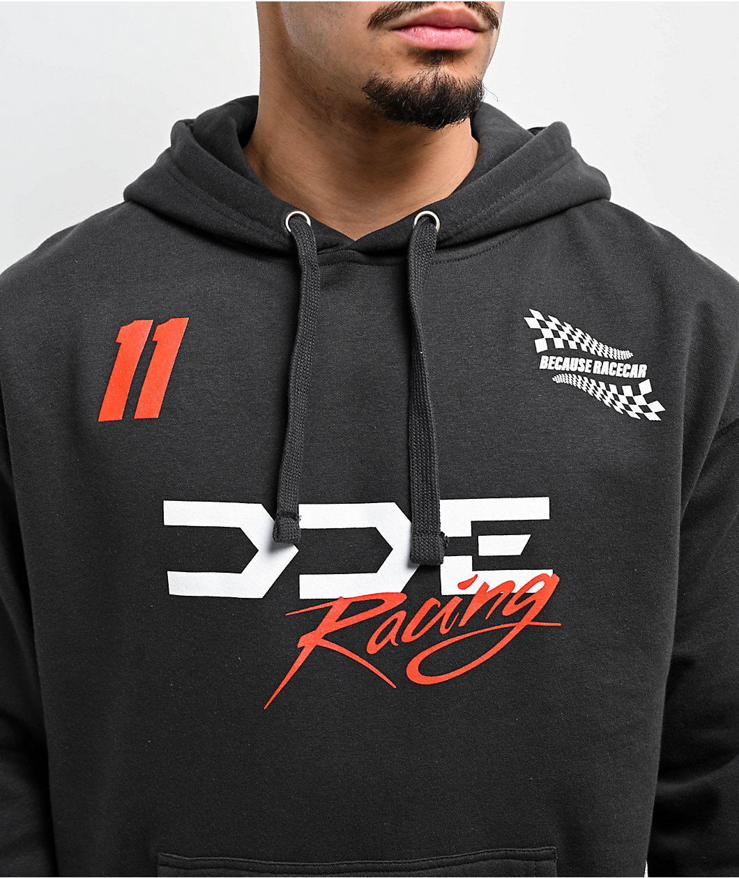 DDE Race Black Hoodie