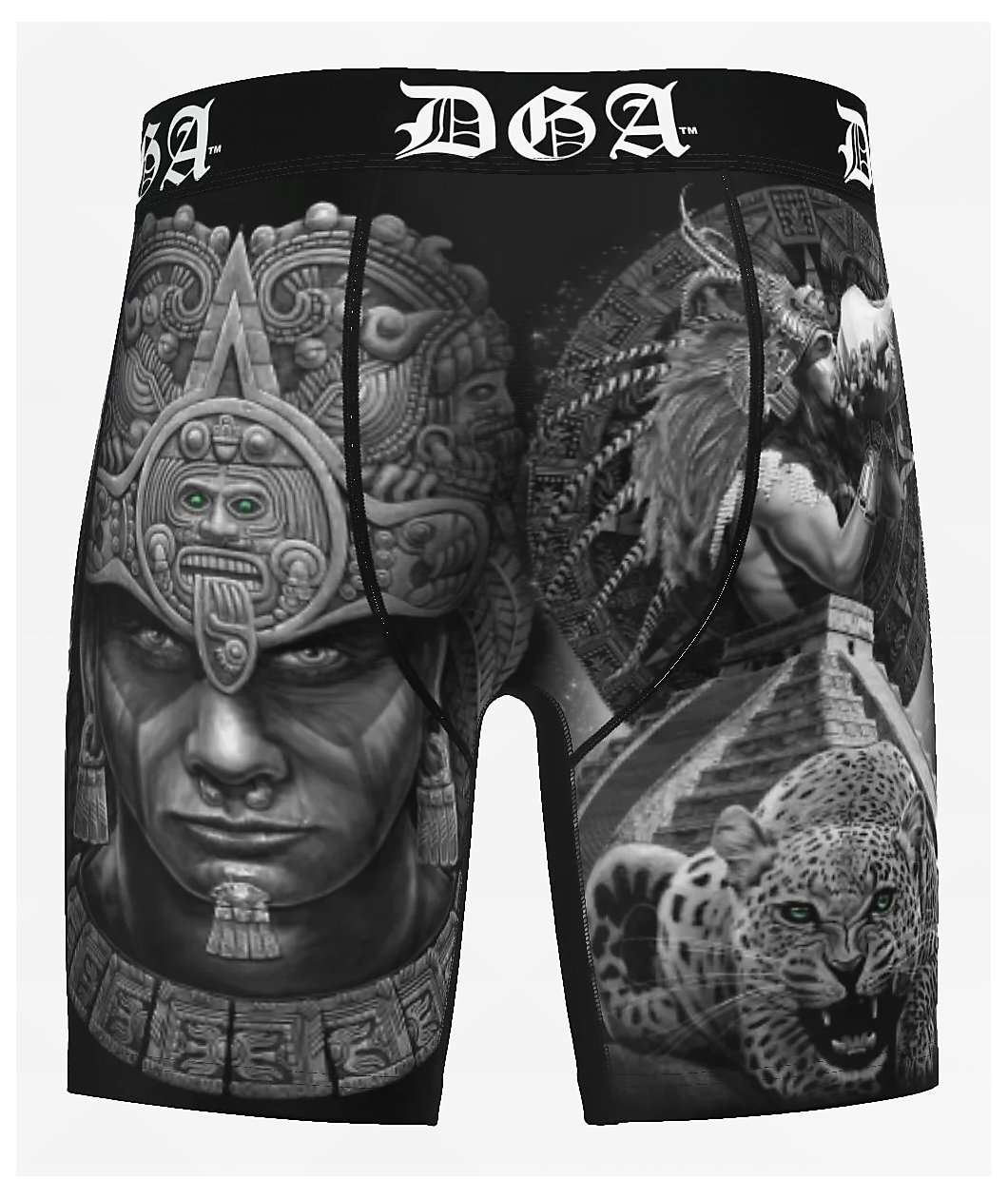 DGA Azteca Black Boxer Briefs