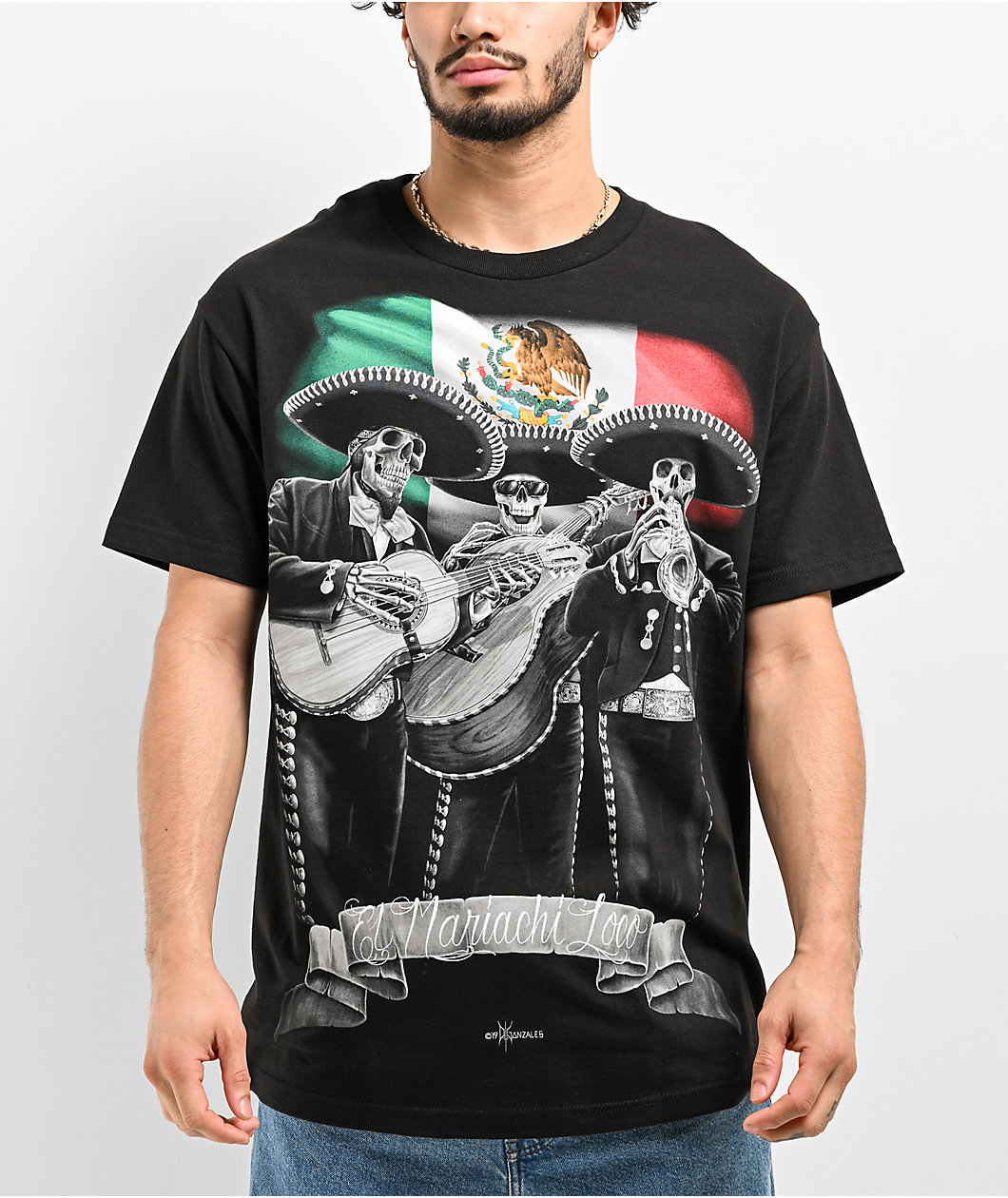 DGA El Mariachi Loco Black T-Shirt