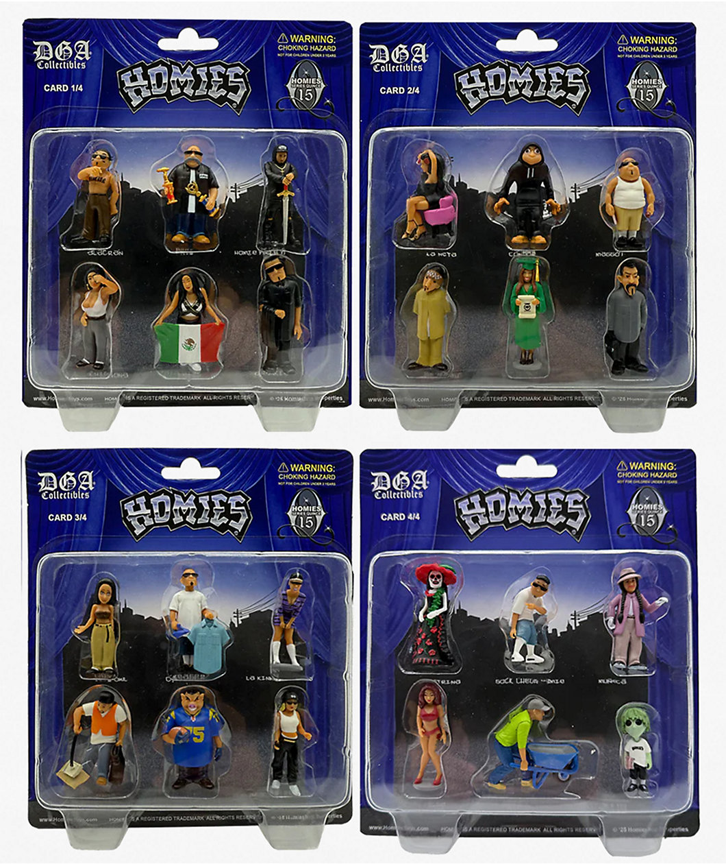 DGA Homies Blister Series 15 Assorted Figurines