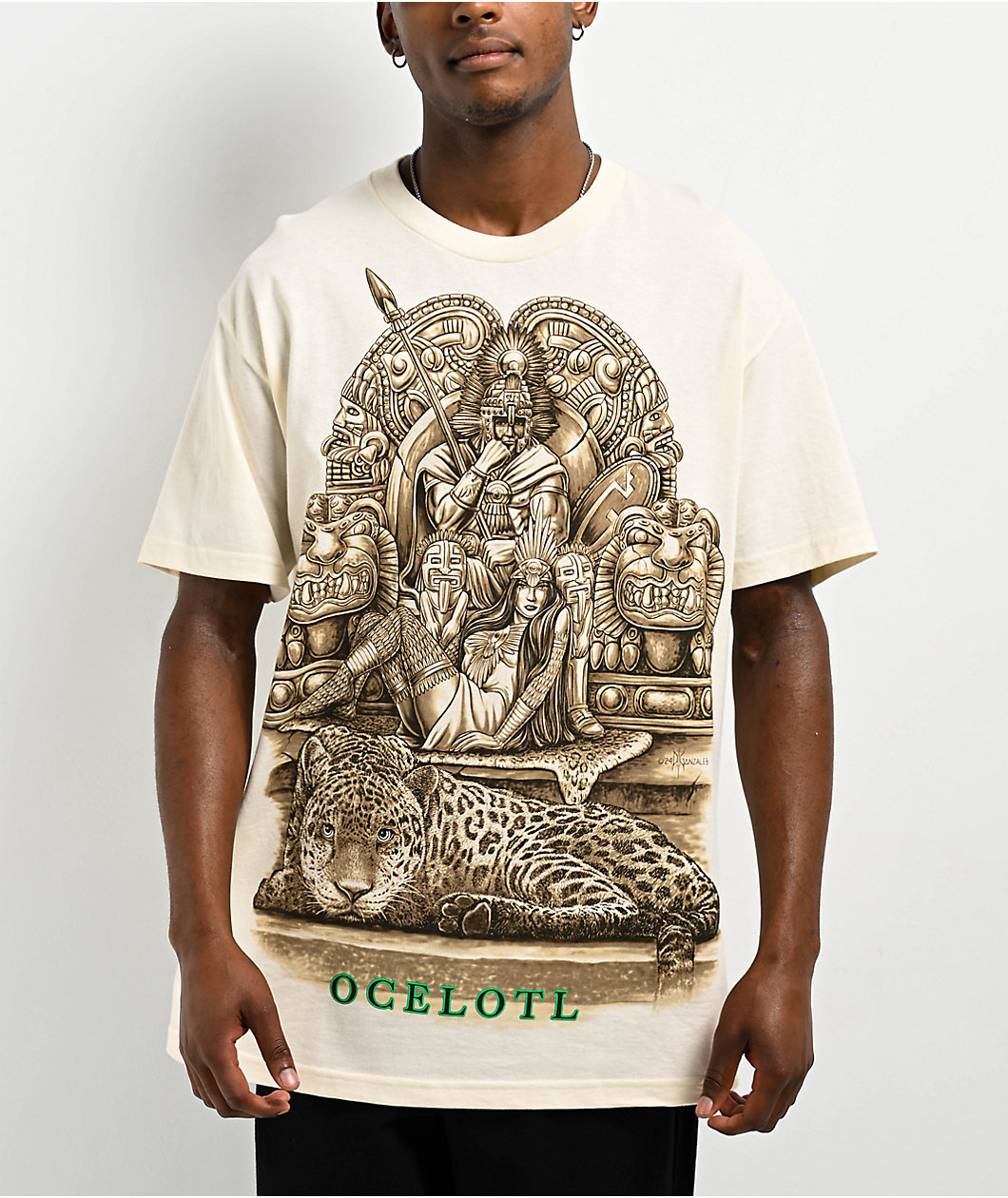 DGA Ocelotl Natural T-Shirt