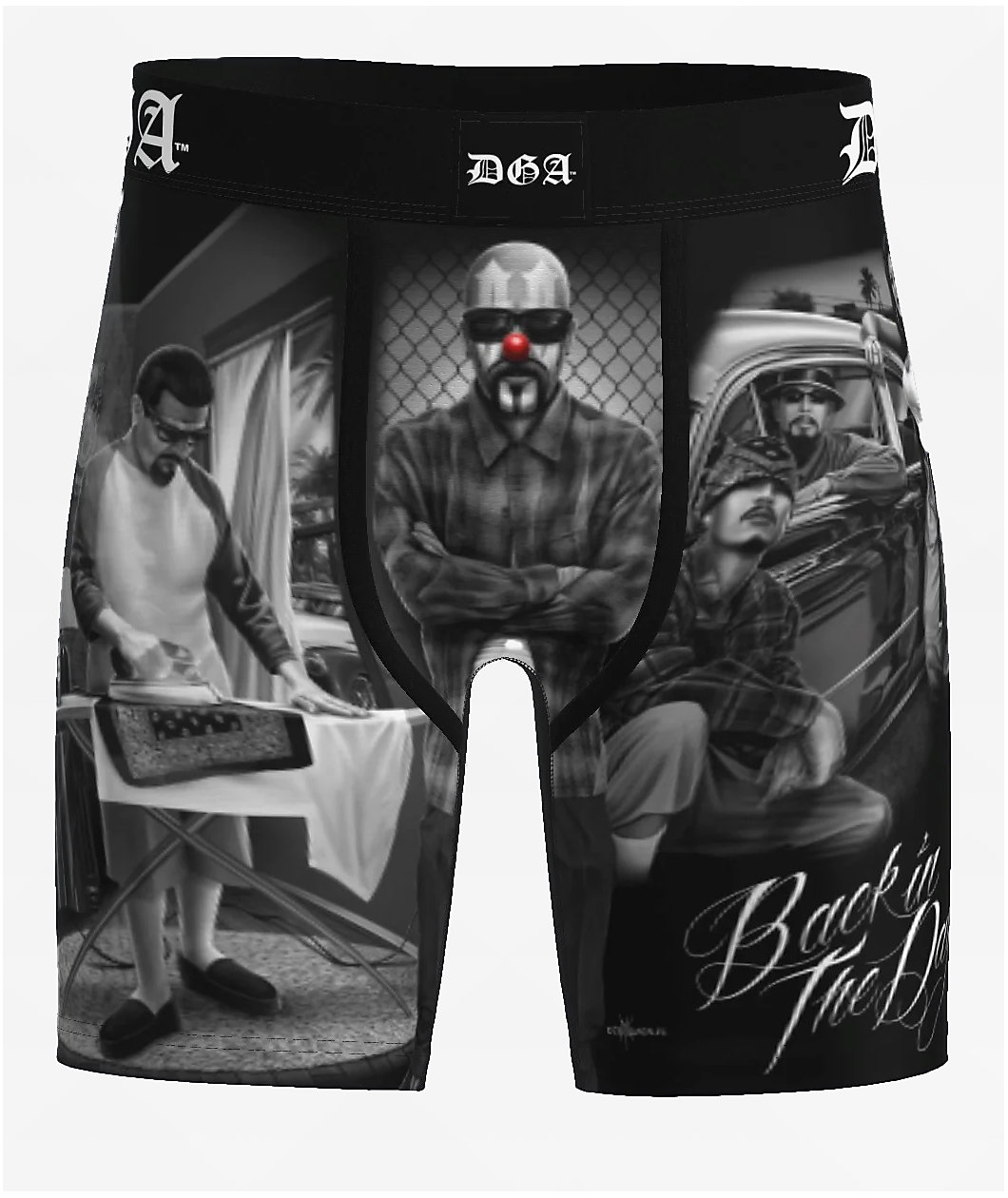 DGA Old School Black Boxer Briefs