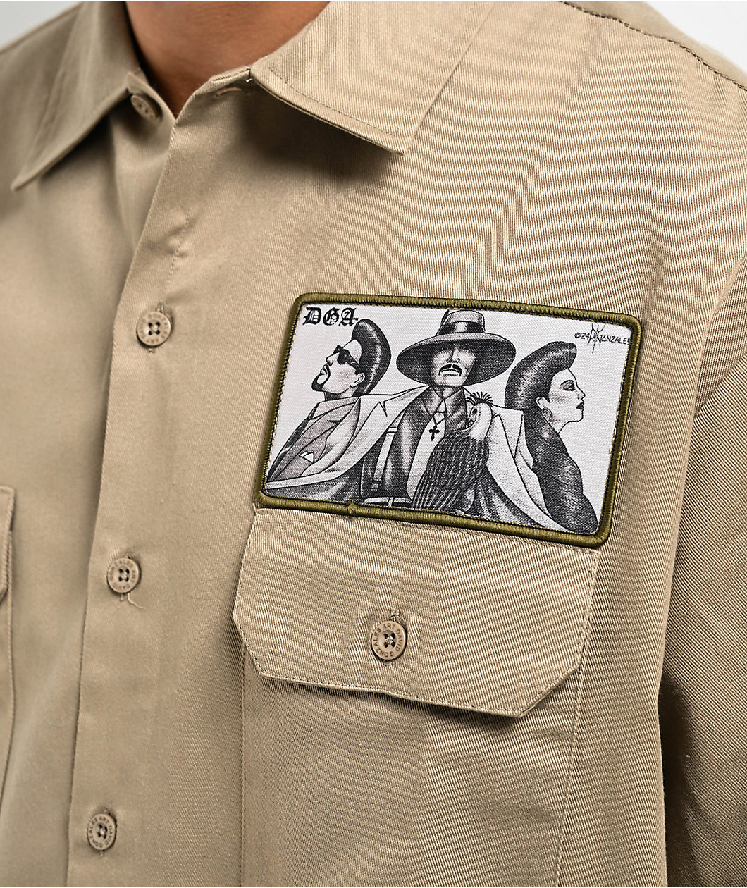 DGA Pachuco Pride Beige Work Shirt