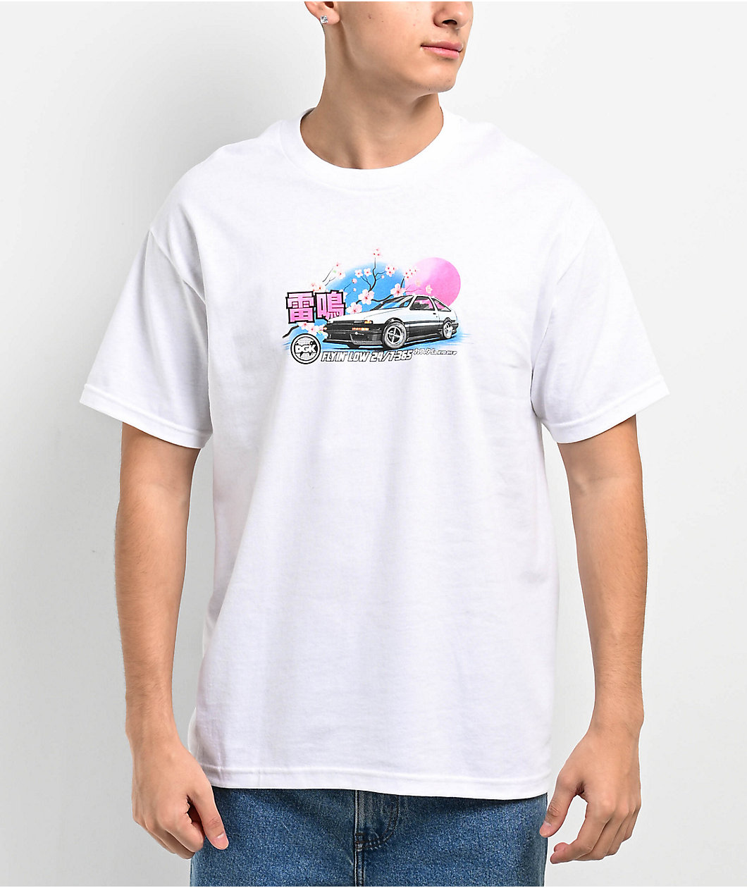 DGK Akina Pass White Boxy T-Shirt