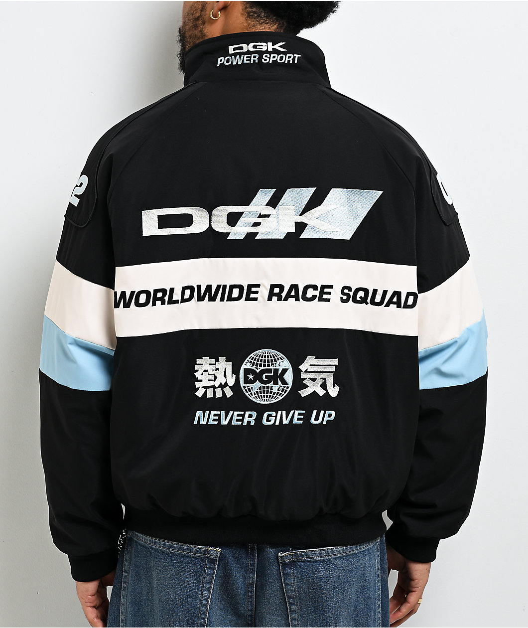 DGK Apex Black Racing Jacket