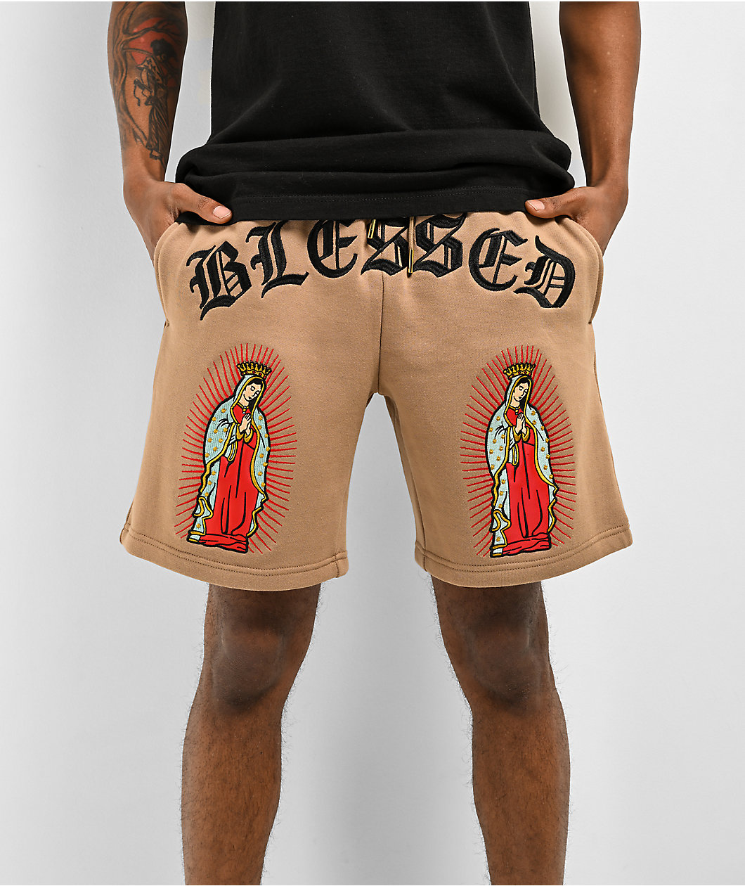 DGK Blessed Tan Sweat Shorts