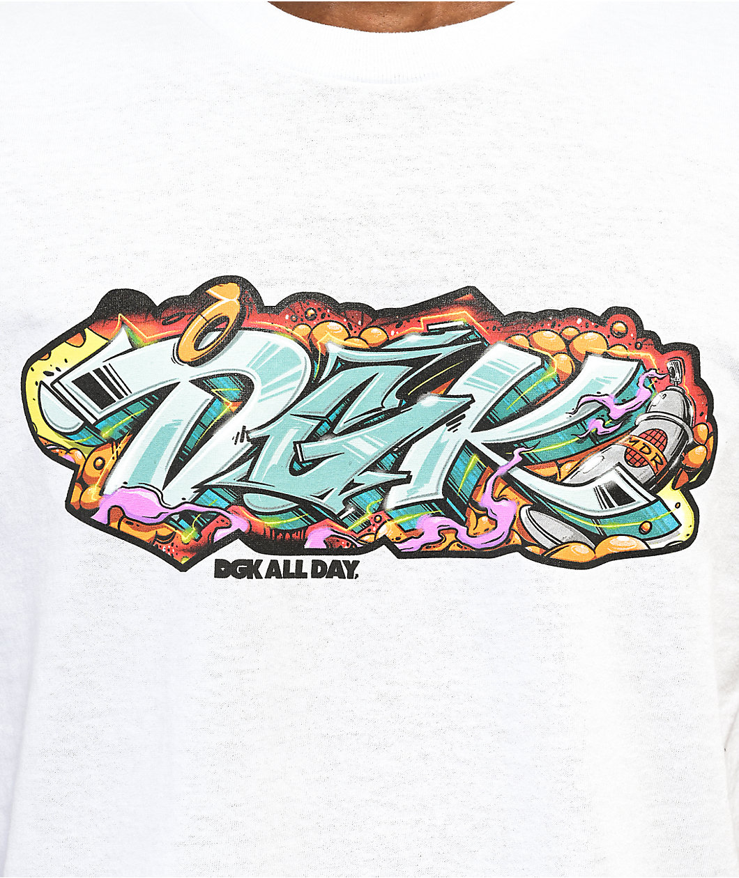 DGK Bomb White T-Shirt